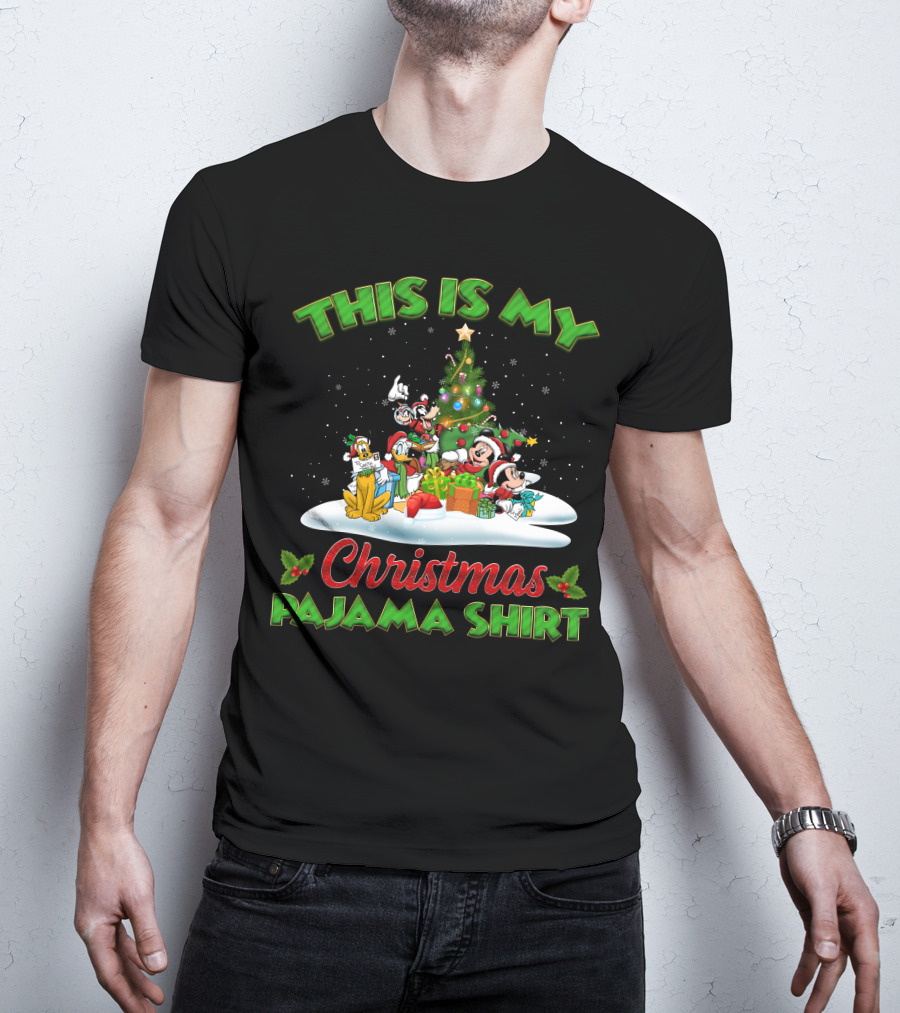 This Is My Christmas Pajama Shirt Mickey And Friend Christmas T-Shirt