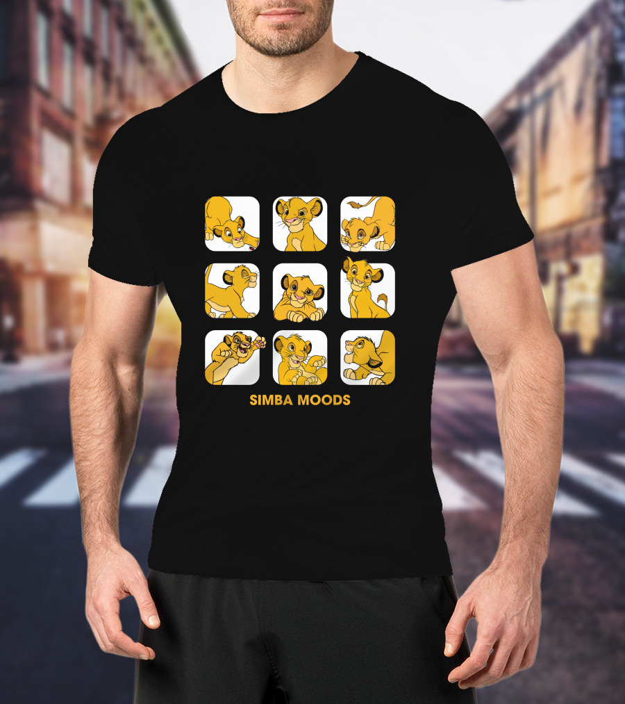 Simba Moods Character Expressions T-Shirt