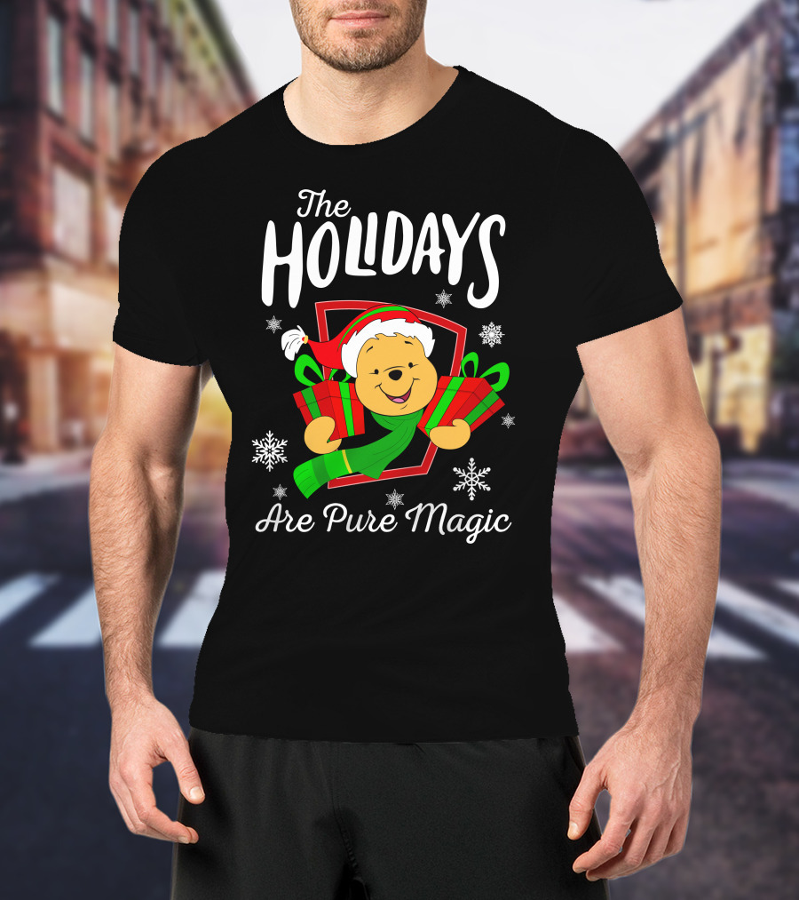 The Holidays Are Pure Magic Pooh T-Shirt