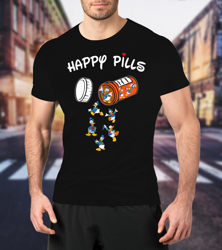 Happy Pills Donald Duck T-Shirt