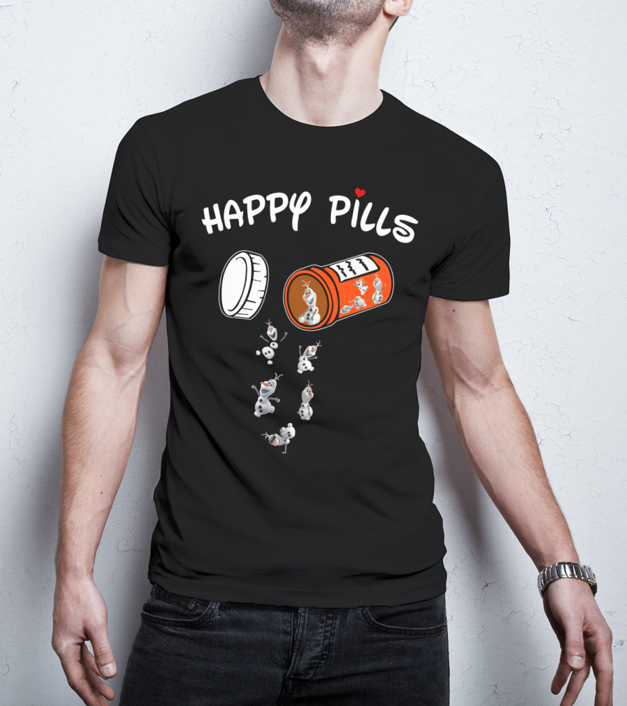 Happy Pills Olaf Capsule Spill T-Shirt