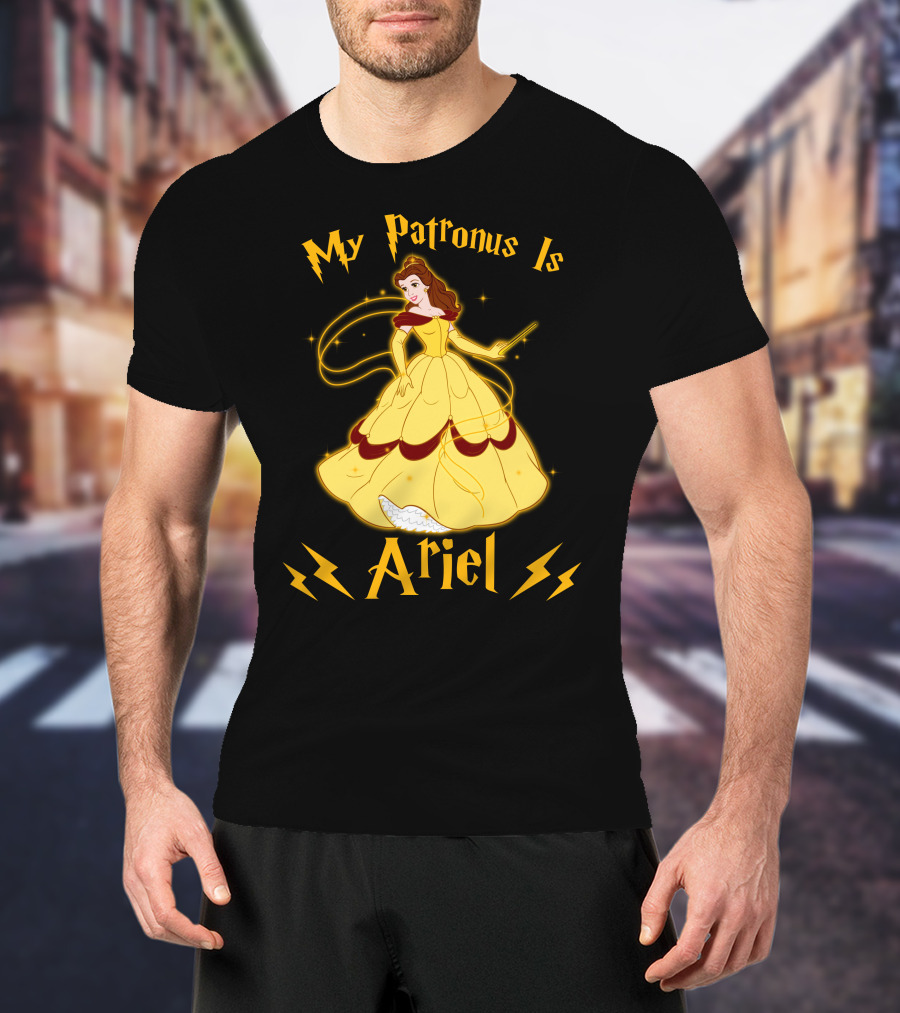 My Patronus Is Ariel Belle Disney Princesses Crossover T-Shirt