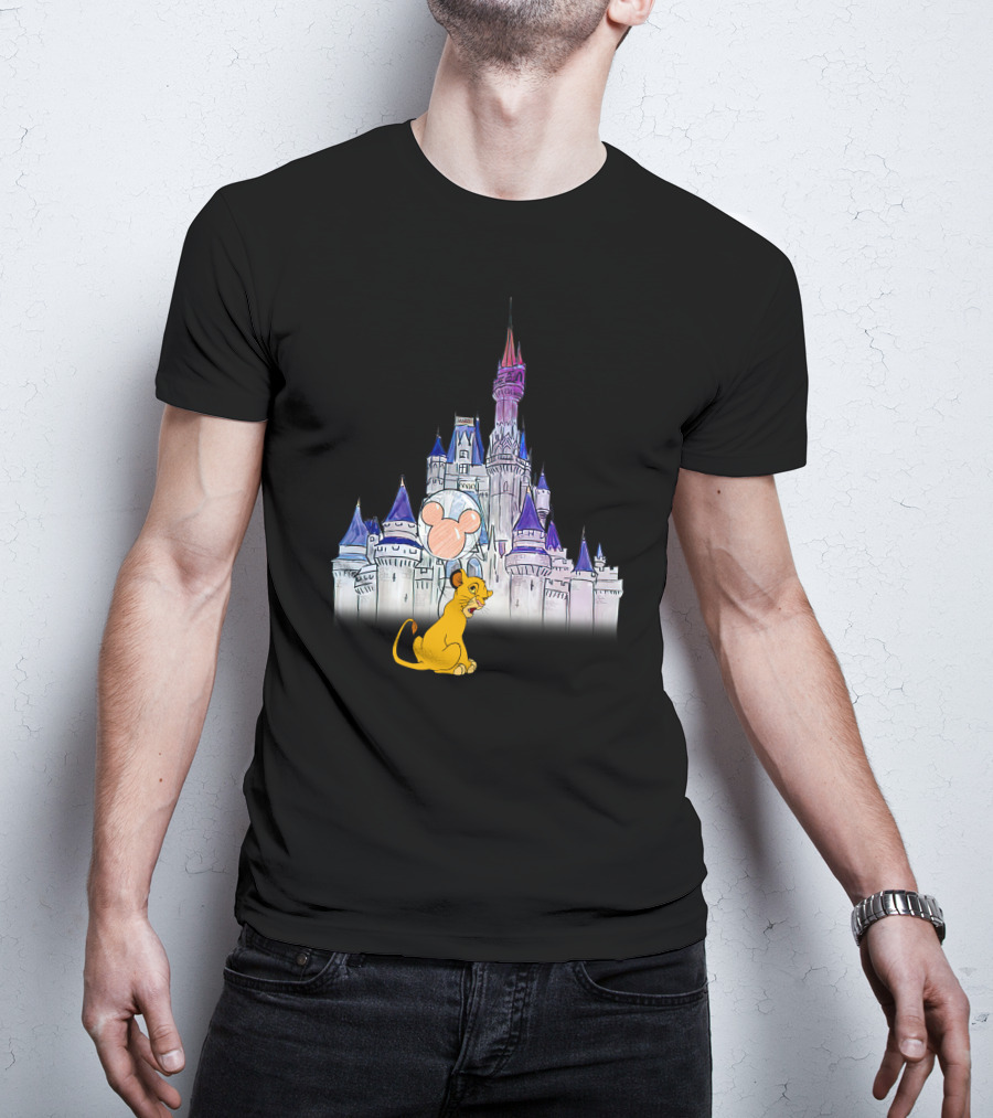 Simba Disney Castle Mickey Balloon T-Shirt