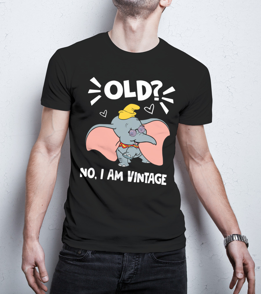 Dumbo Old No I Am Vintage T-Shirt