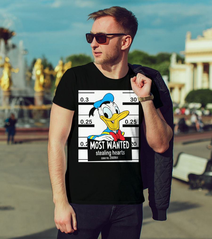 Most Wanted Stealing Hearts Donald Case No. 2568964 T-Shirt