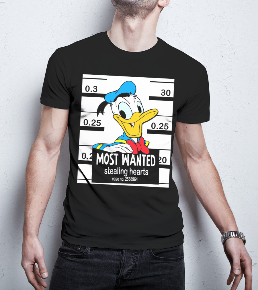 Most Wanted Stealing Hearts Donald Case No. 2568964 T-Shirt