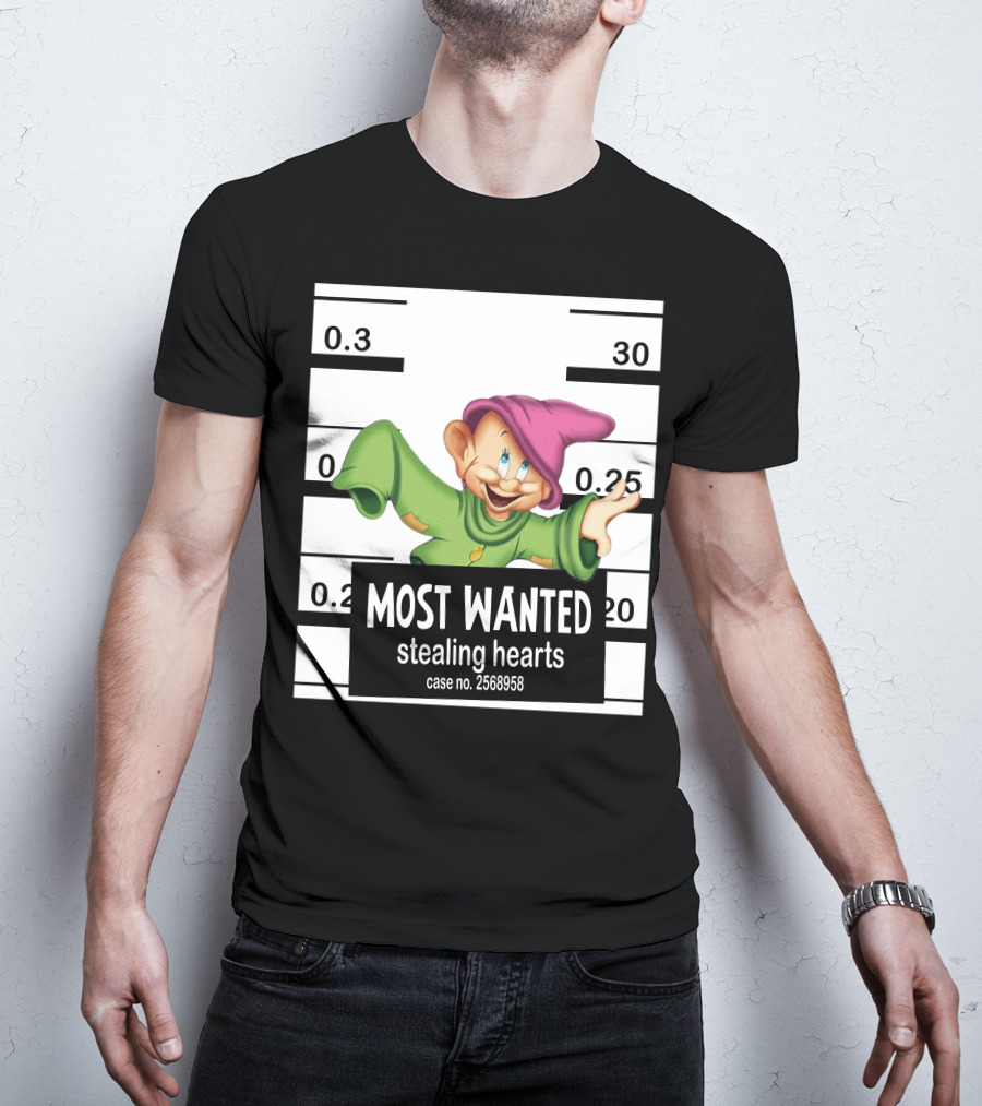 Most Wanted Stealing Hearts Dopey Case No. 2568958 T-Shirt