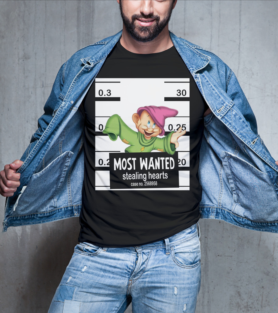 Most Wanted Stealing Hearts Dopey Case No. 2568958 T-Shirt