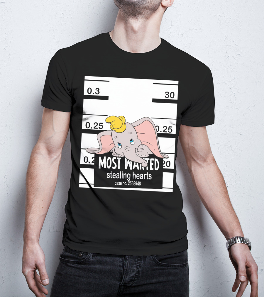 Dumbo Most Wanted Stealing Hearts Case No. 2568948 T-Shirt