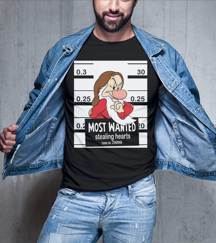 Most Wanted Stealing Hearts Grumpy Case No. 2568968 T-Shirt