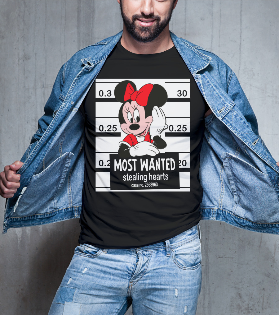 Minnie Most Wanted Stealing Hearts Case No. 2568963 T-Shirt