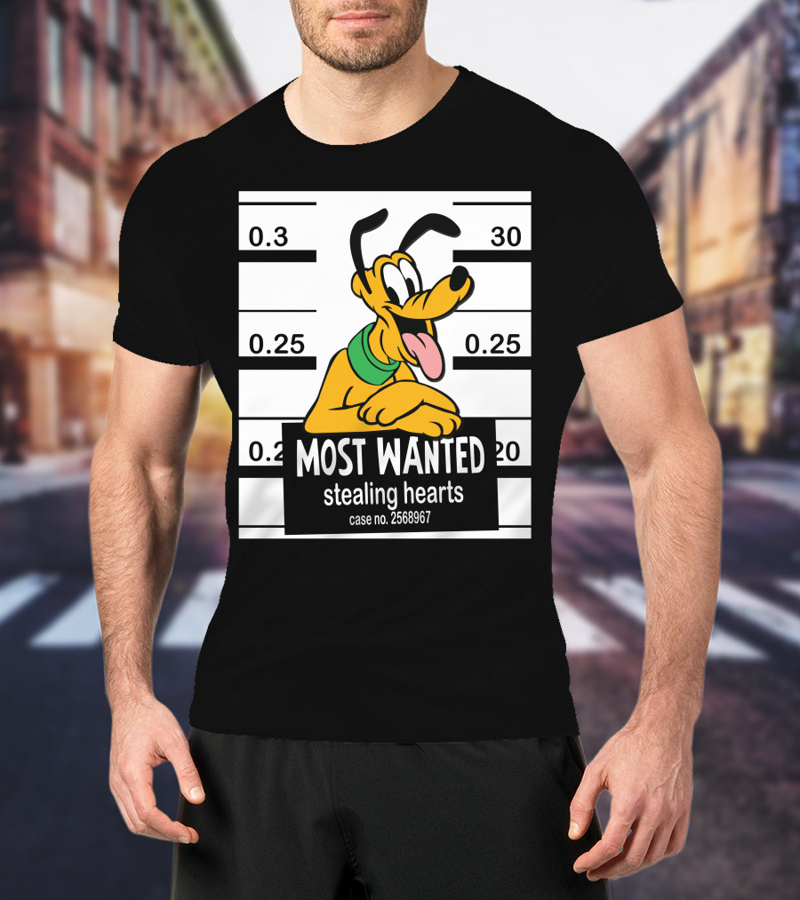 Most Wanted Pluto Stealing Hearts Case No. 2568967 T-Shirt