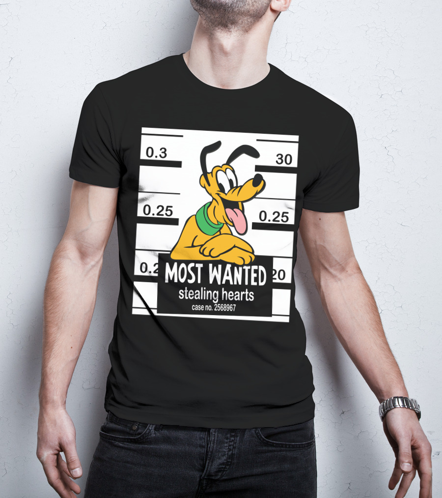 Most Wanted Pluto Stealing Hearts Case No. 2568967 T-Shirt
