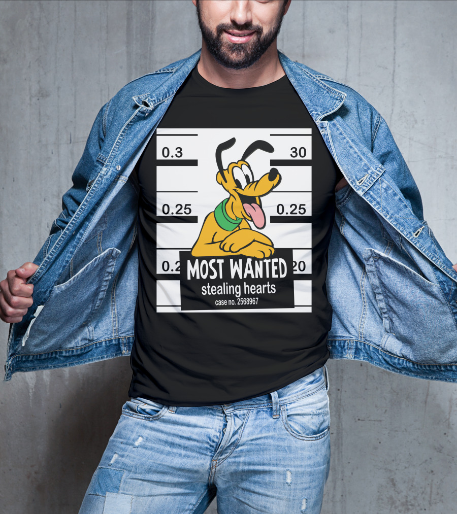 Most Wanted Pluto Stealing Hearts Case No. 2568967 T-Shirt