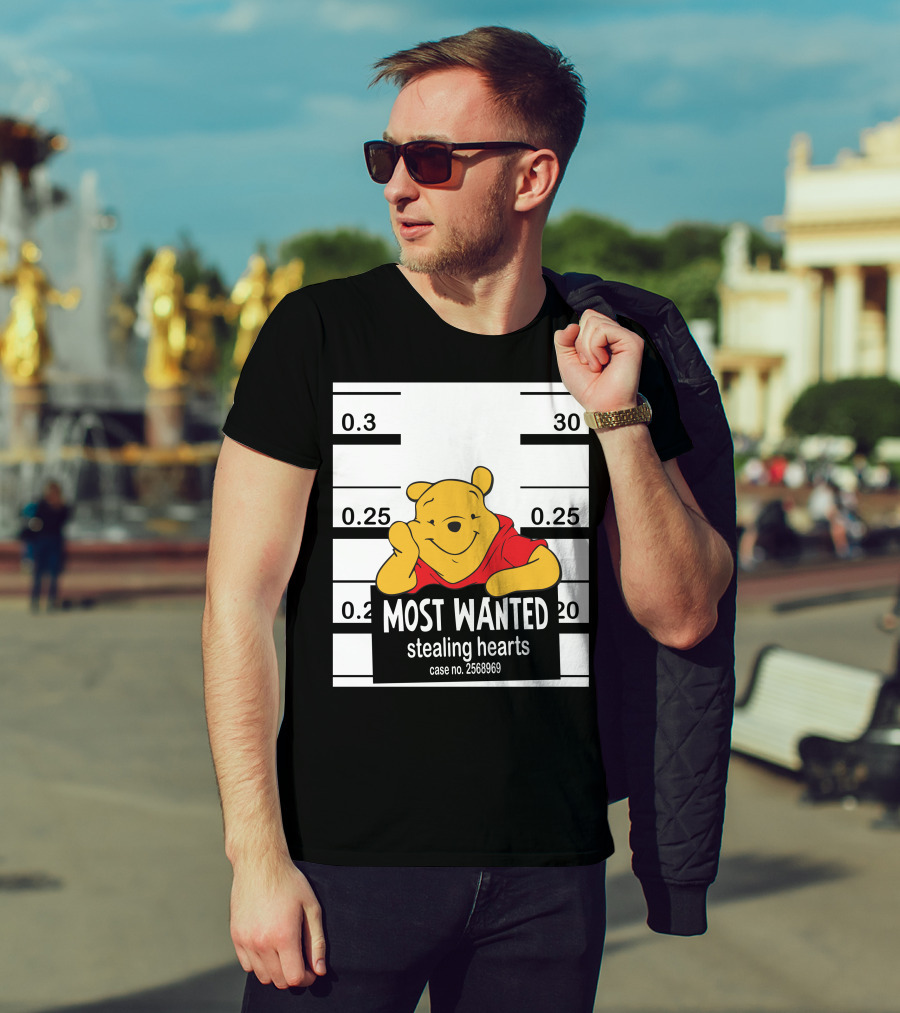Most Wanted Stealing Hearts Pooh Case No. 2568969 T-Shirt