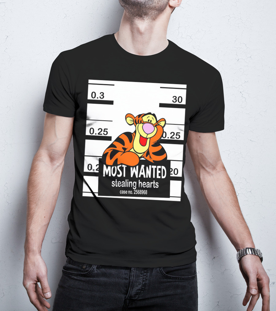 Most Wanted Tigger Stealing Hearts Case No. 2568968 T-Shirt