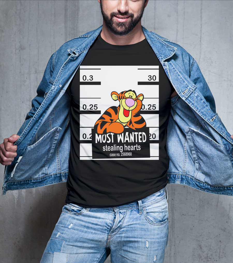 Most Wanted Tigger Stealing Hearts Case No. 2568968 T-Shirt