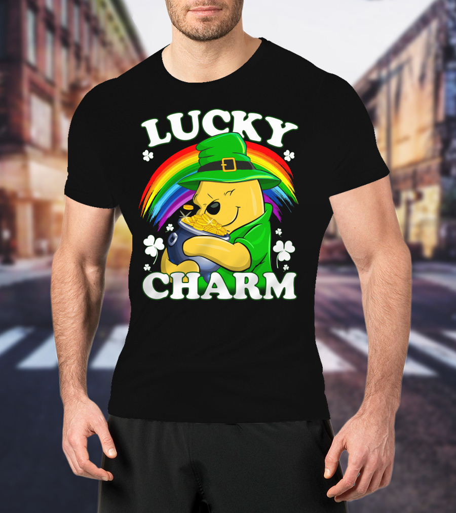 Lucky Charm Rainbow Bear St. Patrick's Day T-Shirt