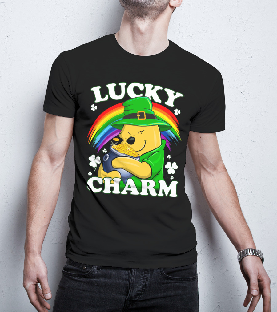 Lucky Charm Rainbow Bear St. Patrick's Day T-Shirt