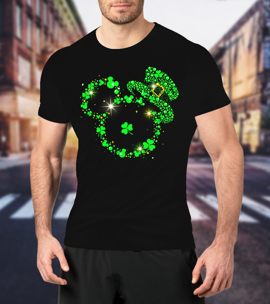 Mickey St Patricks Day Green Shamrock Hat Celebration T-Shirt