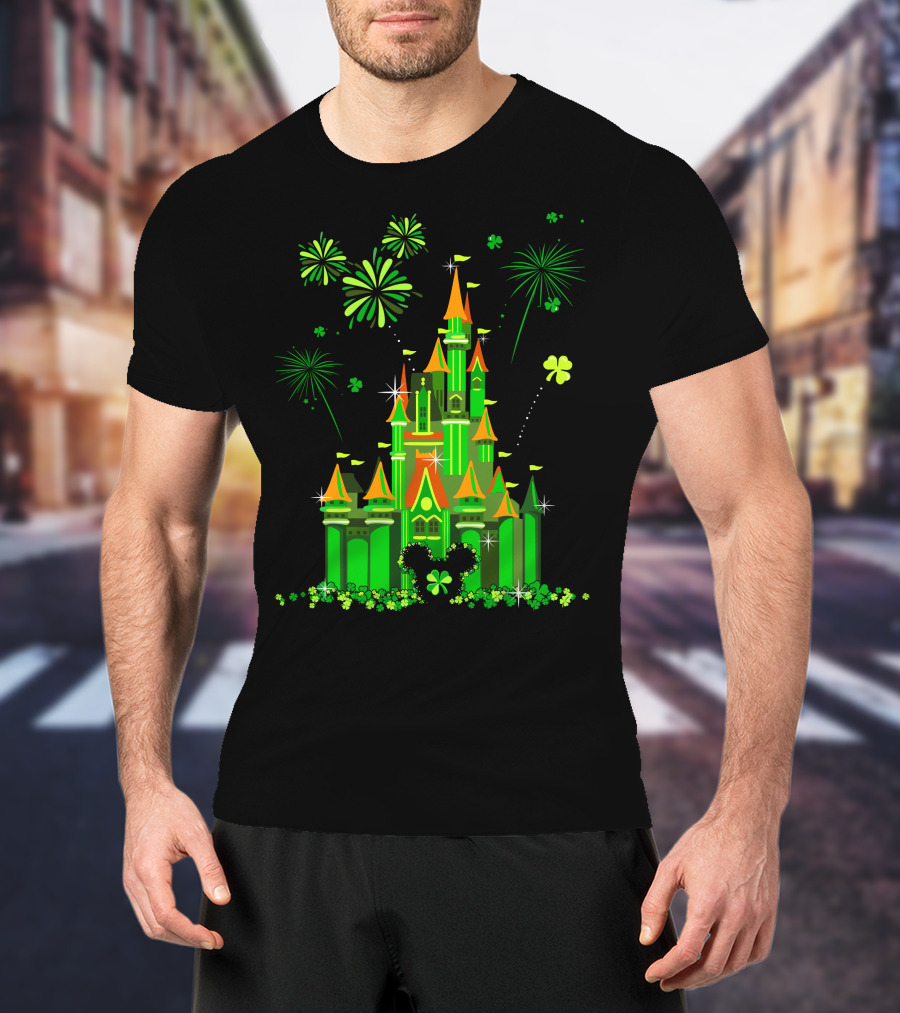Patrick Castle Shamrock Fireworks T-Shirt