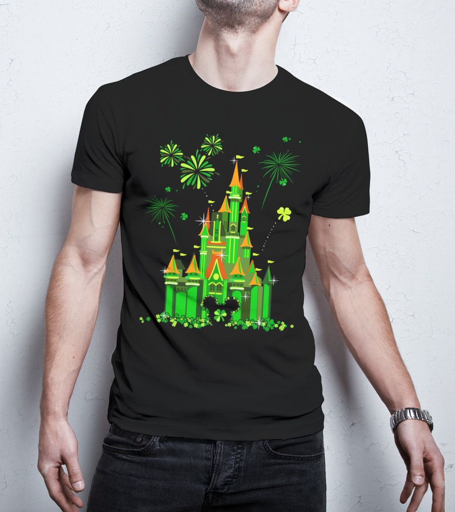 Patrick Castle Shamrock Fireworks T-Shirt