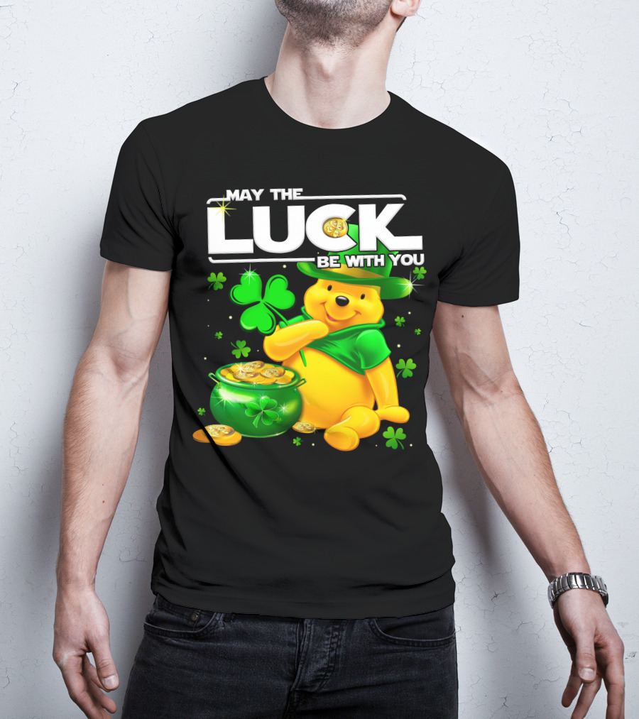 May The Luck Be With You Pooh T-Shirt