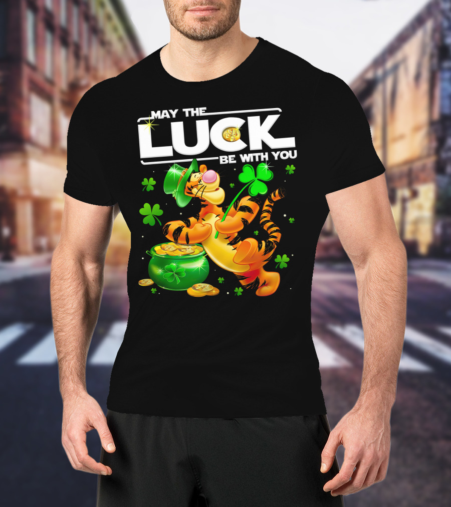 May The Luck Be With You Tigger T-Shirt