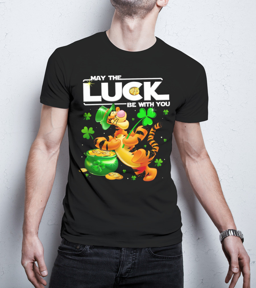 May The Luck Be With You Tigger T-Shirt