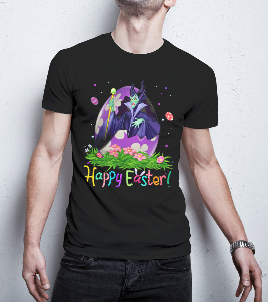 Maleficent Happy Easter Magic Egg Hunt Celebration T-Shirt