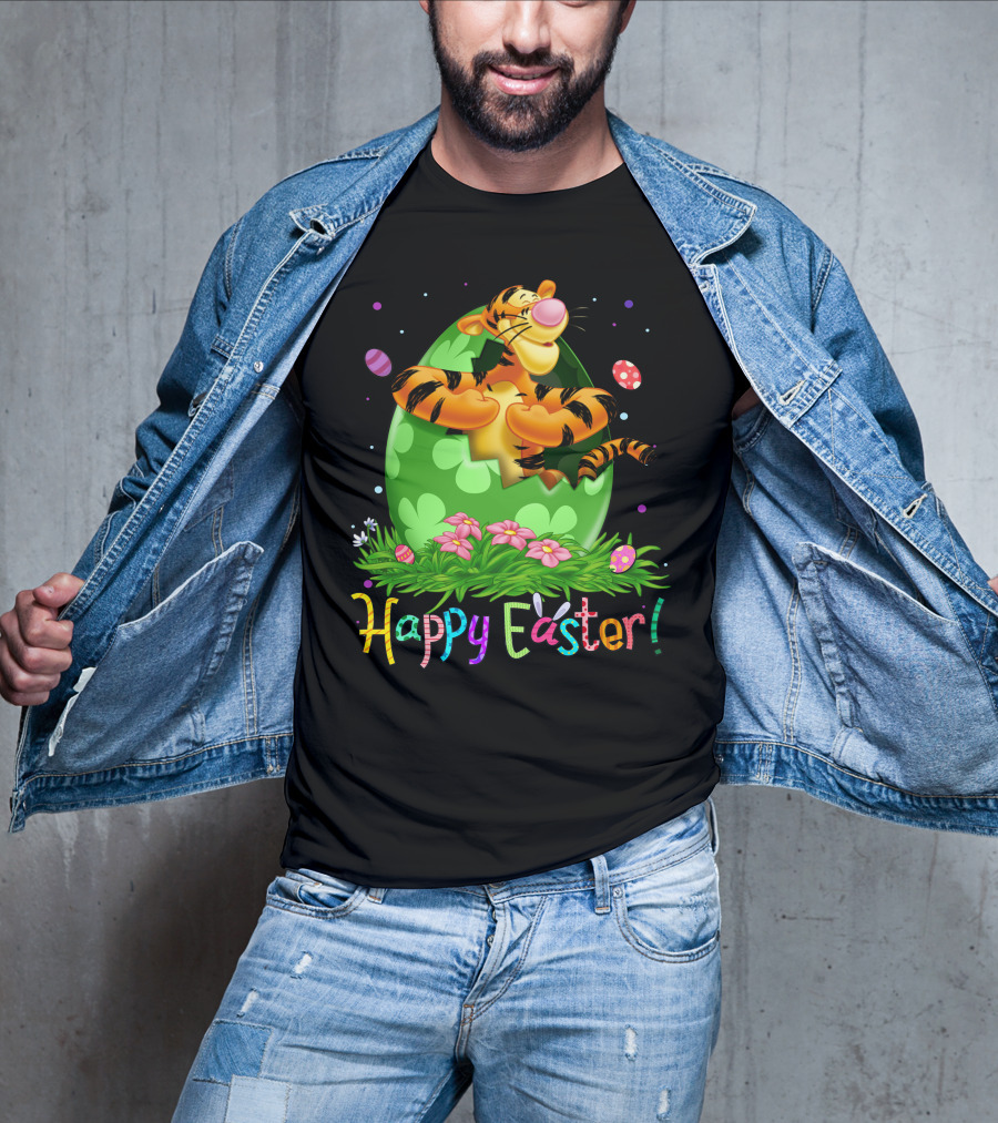 Tigger Happy Easter Egg Hunt Celebration T-Shirt