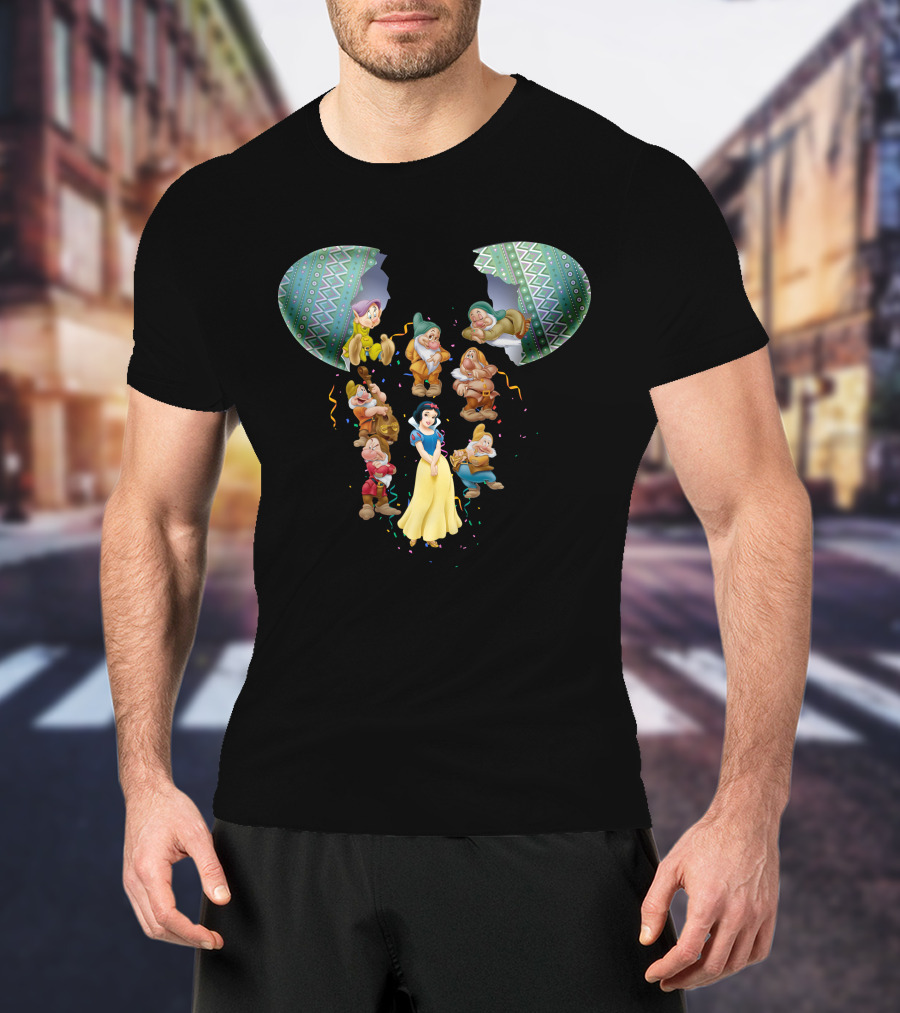 Snow White Seven Dwarfs Easter Egg Surprise T-Shirt