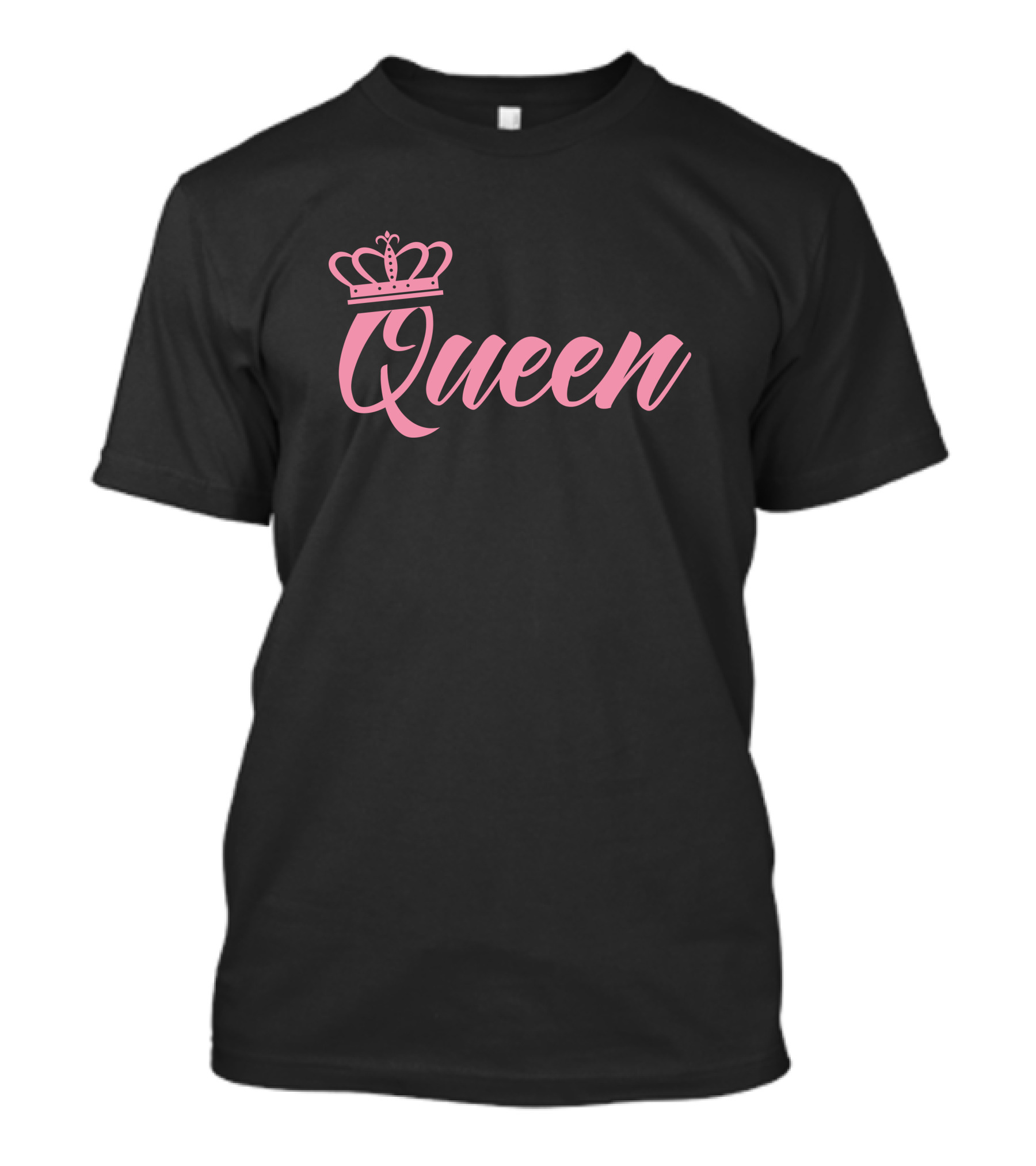 Queen Pink Crown Script T-Shirt
