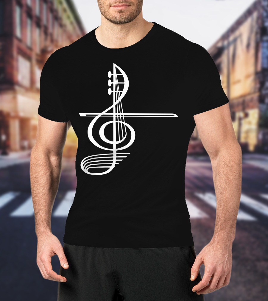 VIOLA Musical Treble Clef Strings T-Shirt