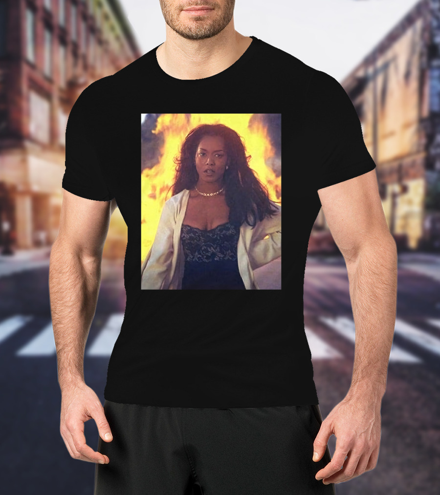 Waiting To Exhale Angela Bassett Fire Scene T-Shirt