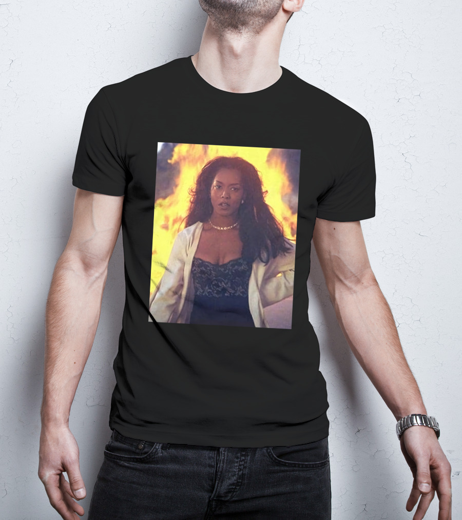 Waiting To Exhale Angela Bassett Fire Scene T-Shirt