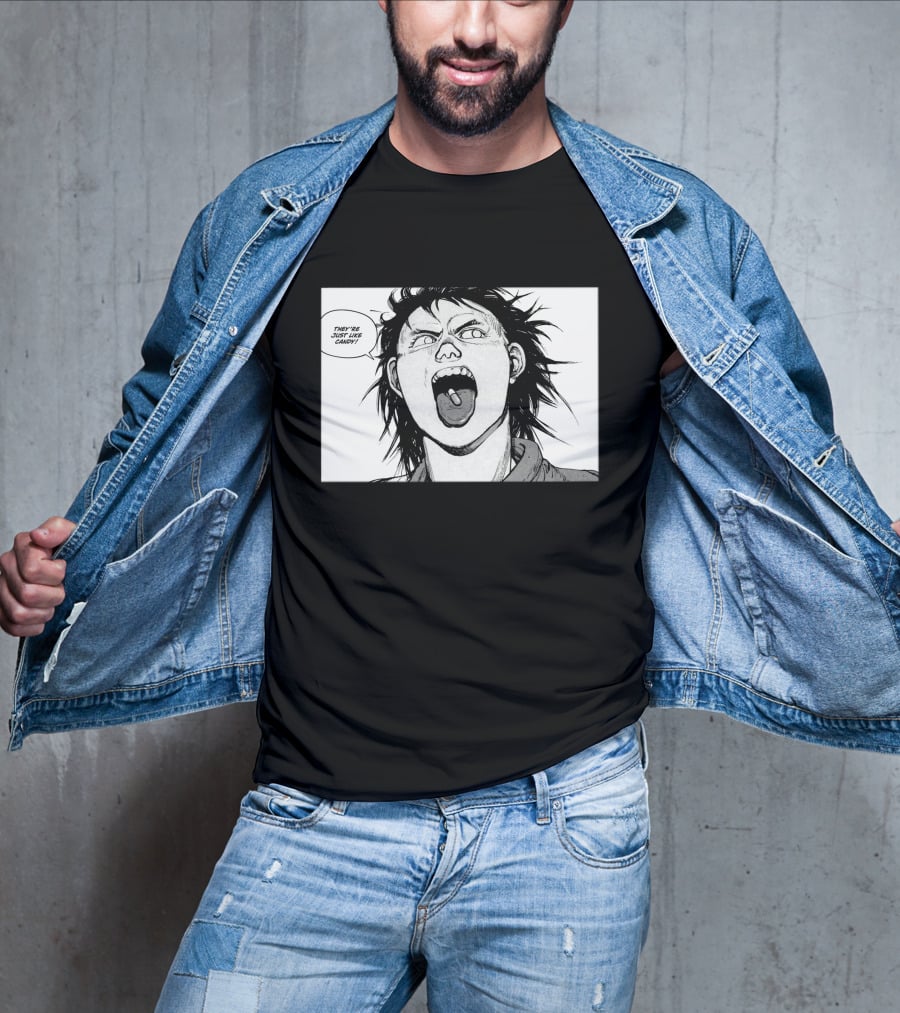 Akira Tetsuo They're Just Like Candy Pill T-Shirt