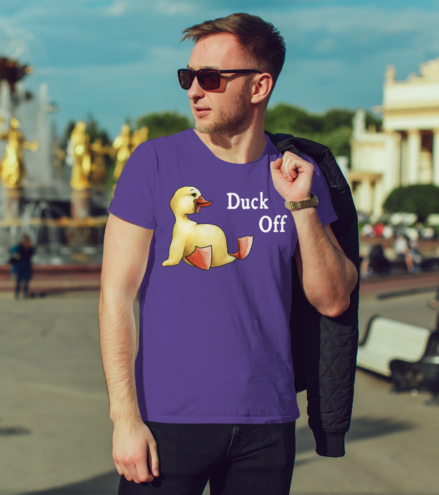 Duck Off Funny Sitting Duck T-Shirt