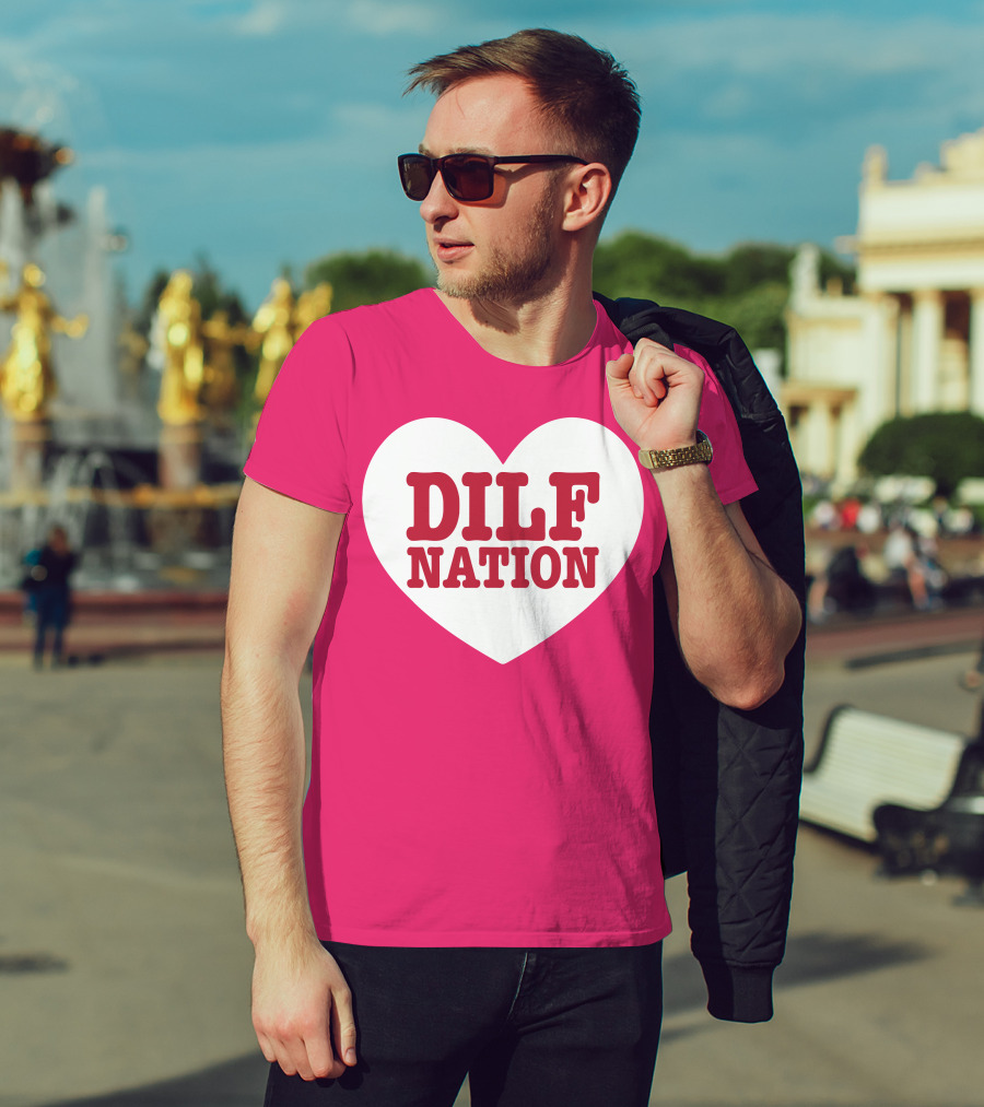 DILF NATION Heart Classic T-Shirt