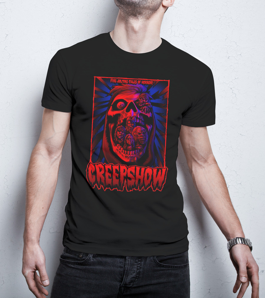 Creepshow Five Jolting Tales Of Horror Creepskull T-Shirt