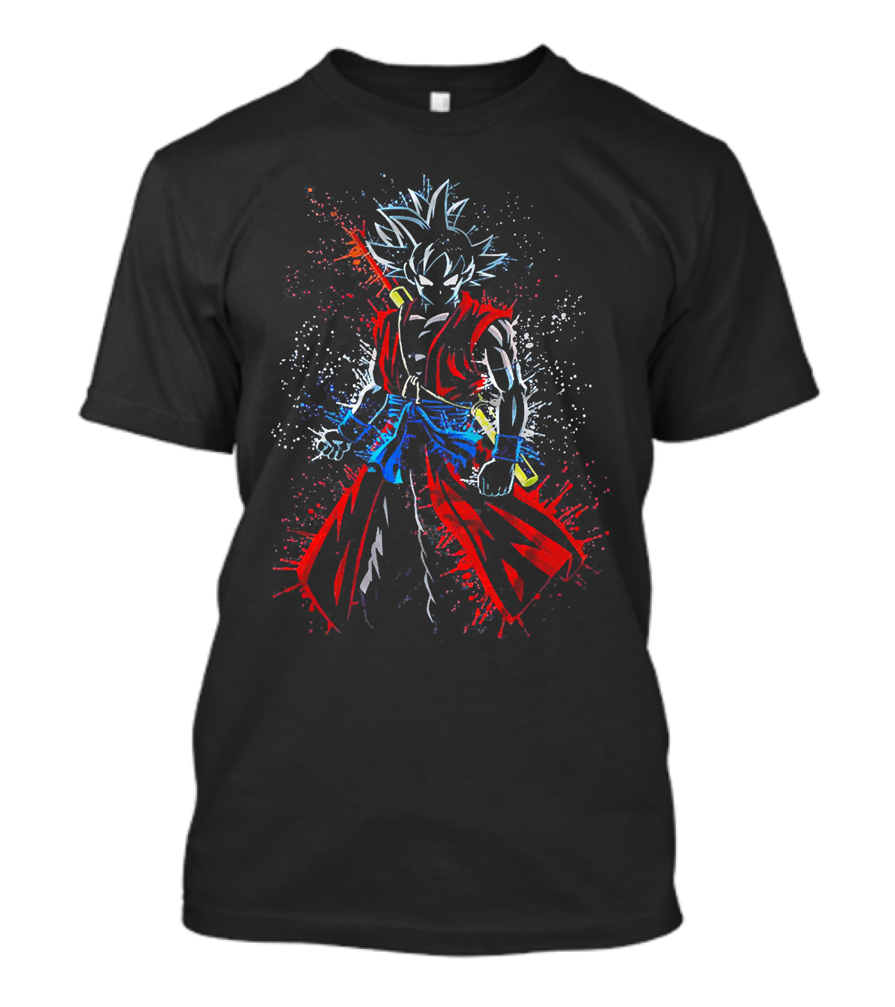 Goku Super Saiyan Warrior Art From Dragonball Series T-Shirt