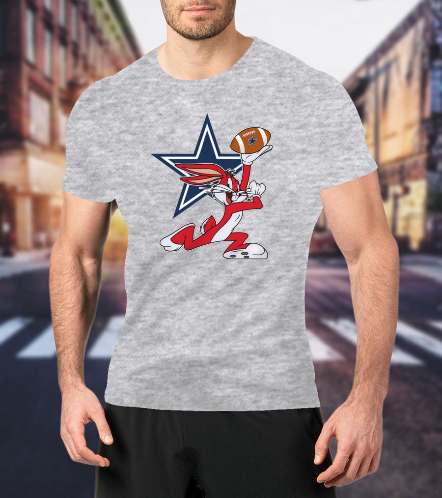 Dallas Cowboys Bugs Bunny Football Star T-Shirt