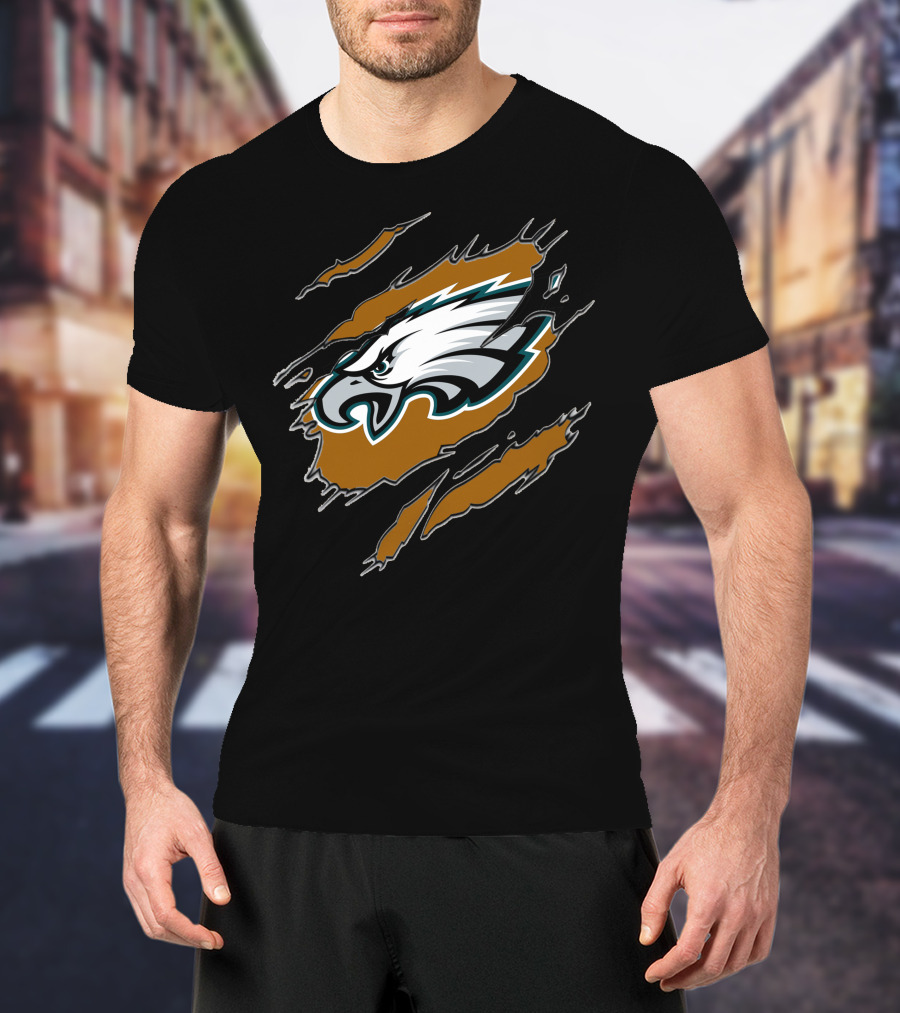 Philadelphia Eagles Logo Burst T-Shirt