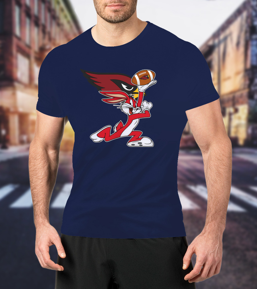 Arizona Cardinals Bugs Bunny Football Chiefs T-Shirt
