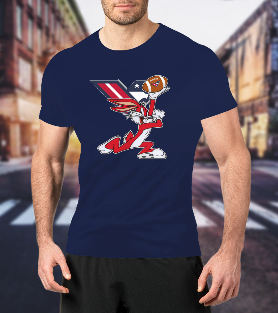Bugs Bunny Washington Valor Chiefs Football Crossover T-Shirt