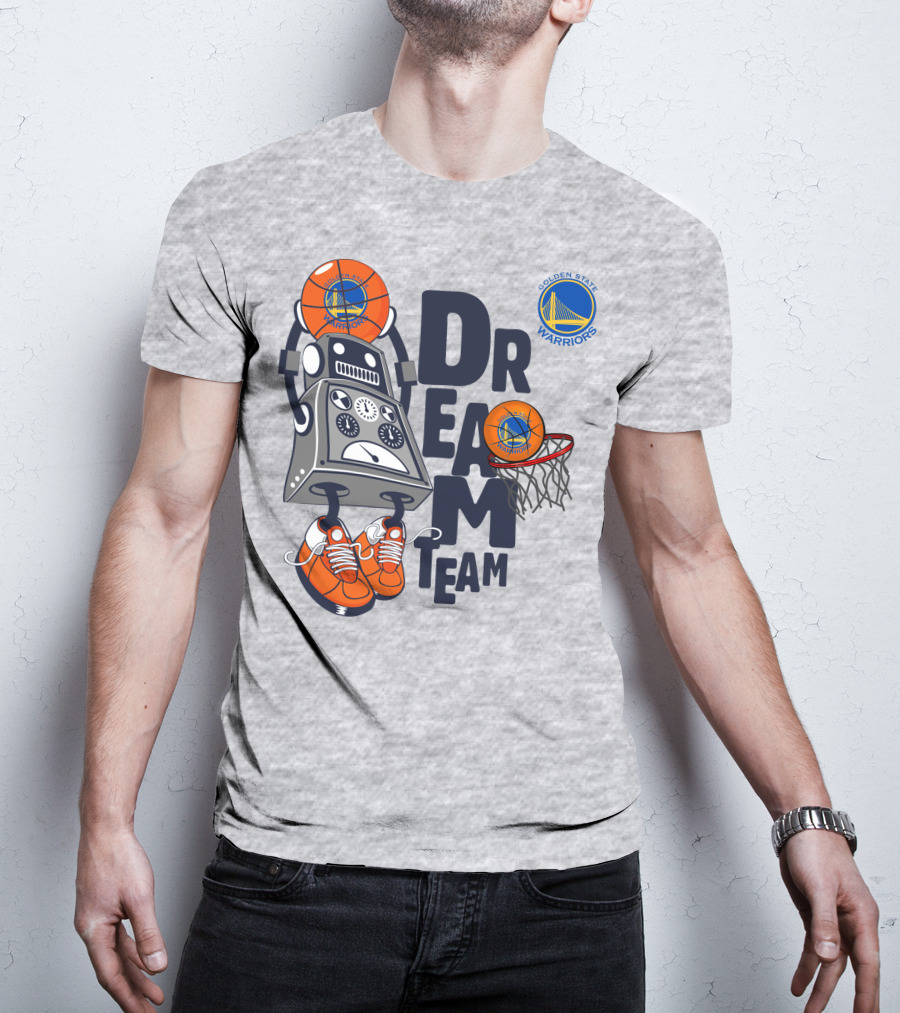 Golden State Warriors Dream Team Robot Basketball Legend T-Shirt