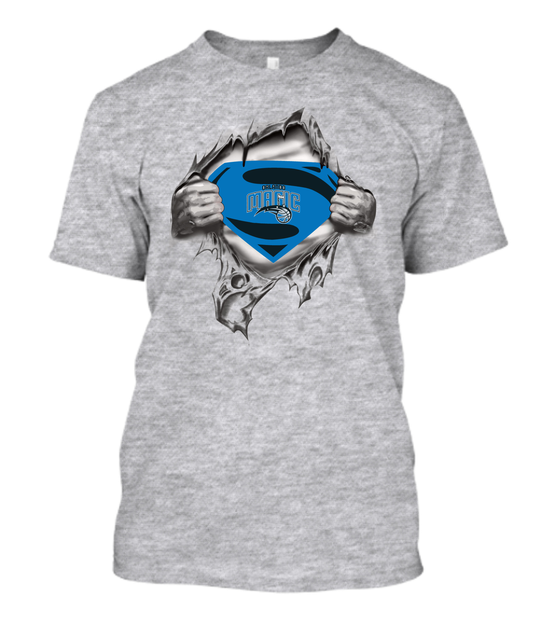 Superman Rip Open Shirt Orlando Magic Basketball T-Shirt