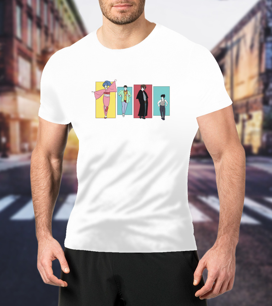 Yu Yu Hakusho Characters Colorful Panels T-Shirt