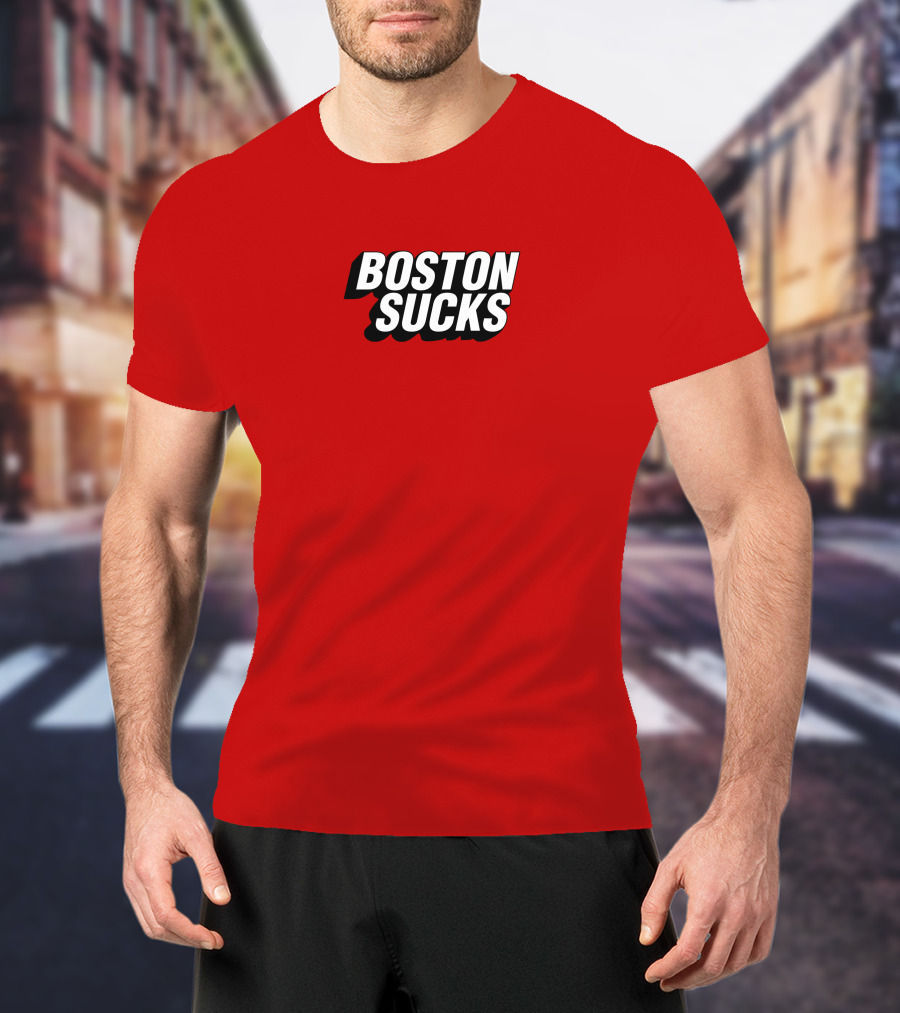 Ny Post Shop Boston Sucks T-Shirt