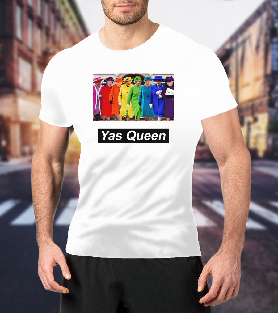 Yas Queen Rainbow Fashion T-Shirt